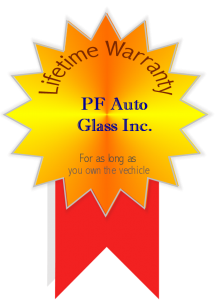 image of PF Auto Glass inc. lifetime warranty