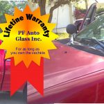 certificate of lifetime warranty for all our auto glass repair services