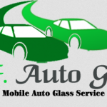 Pf Auto Glass logo for auto glass repair